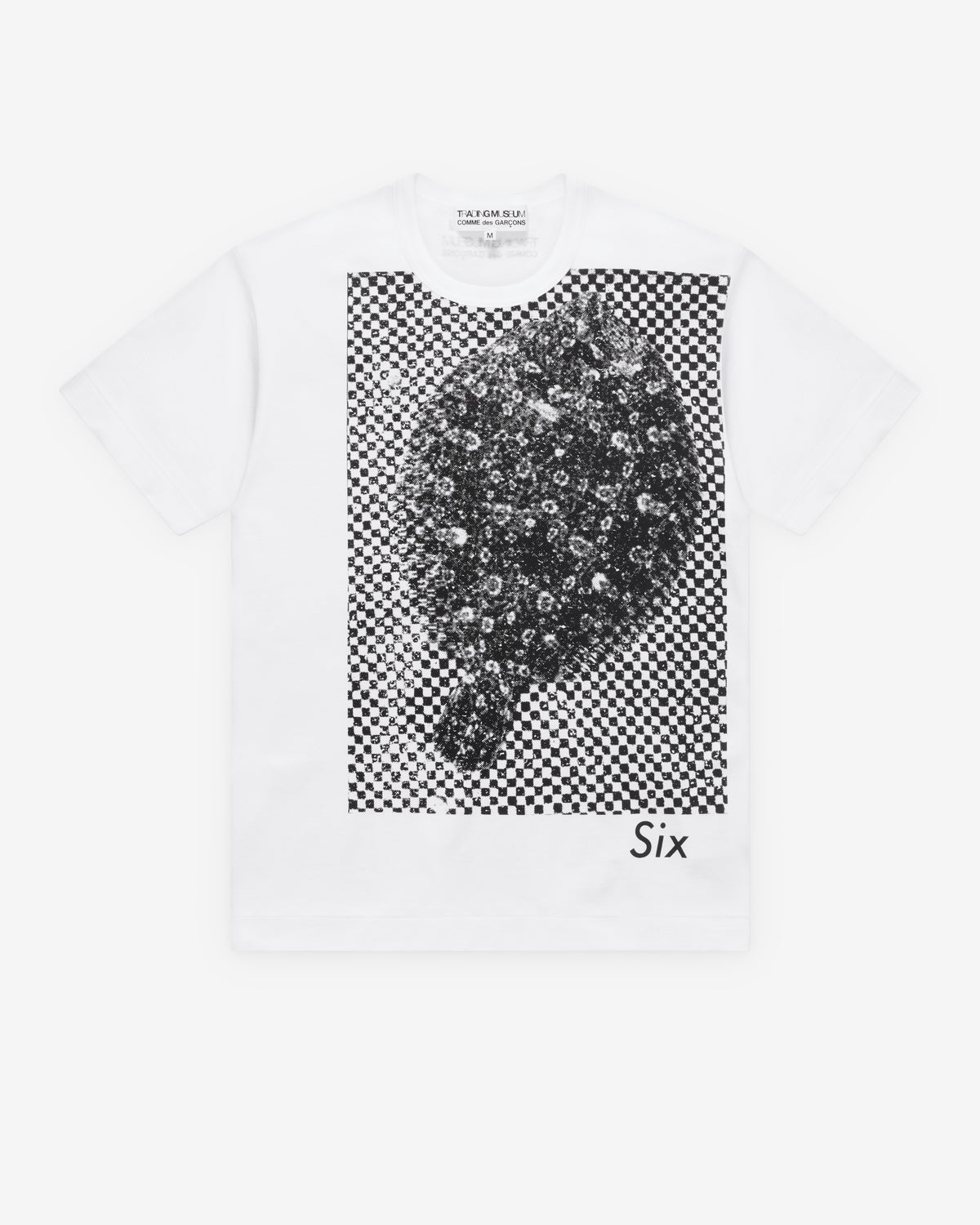 Fashion model wearing a Six by Comme des Garçons outfit