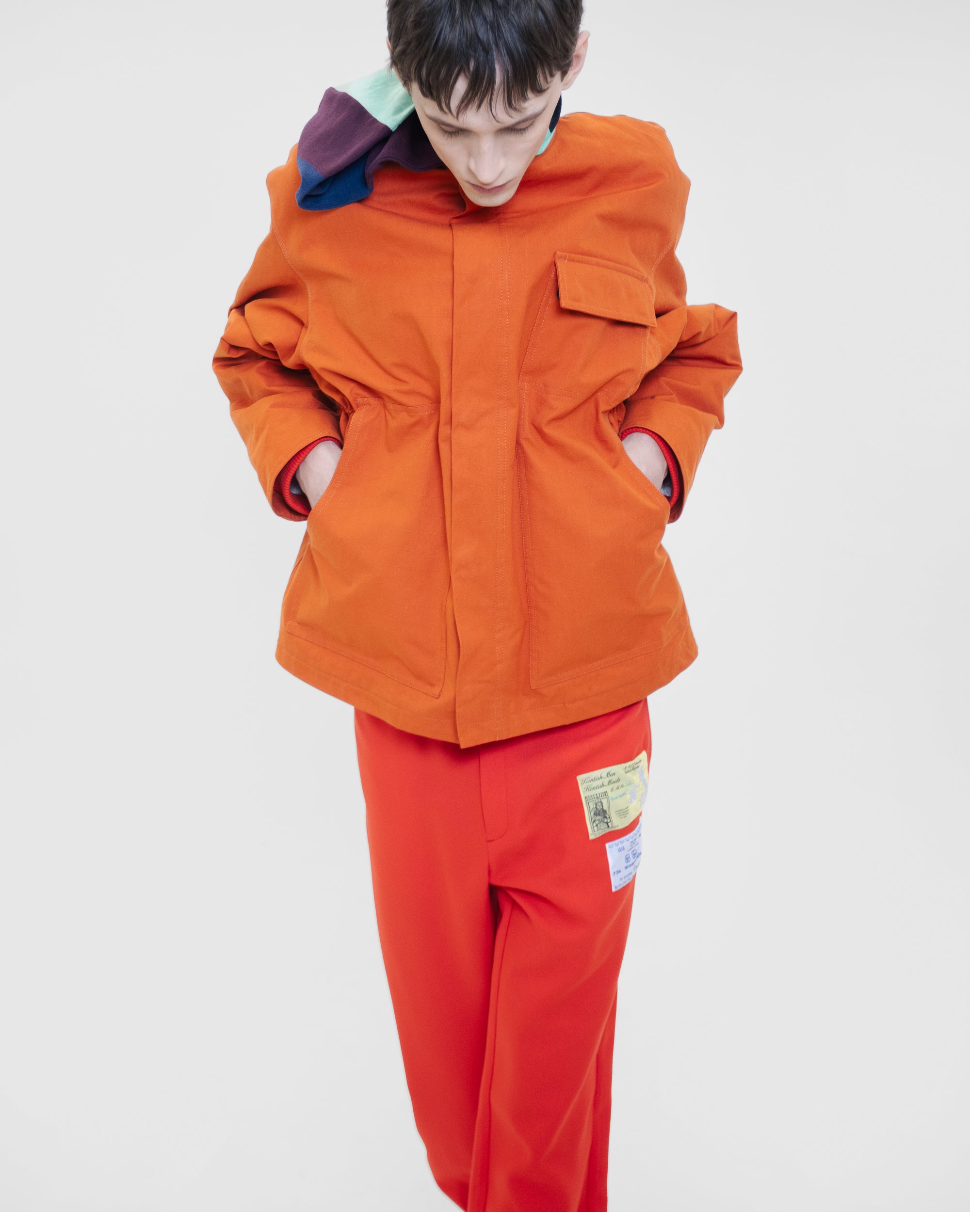 Fashion model wearing a Stefan Cooke outfit