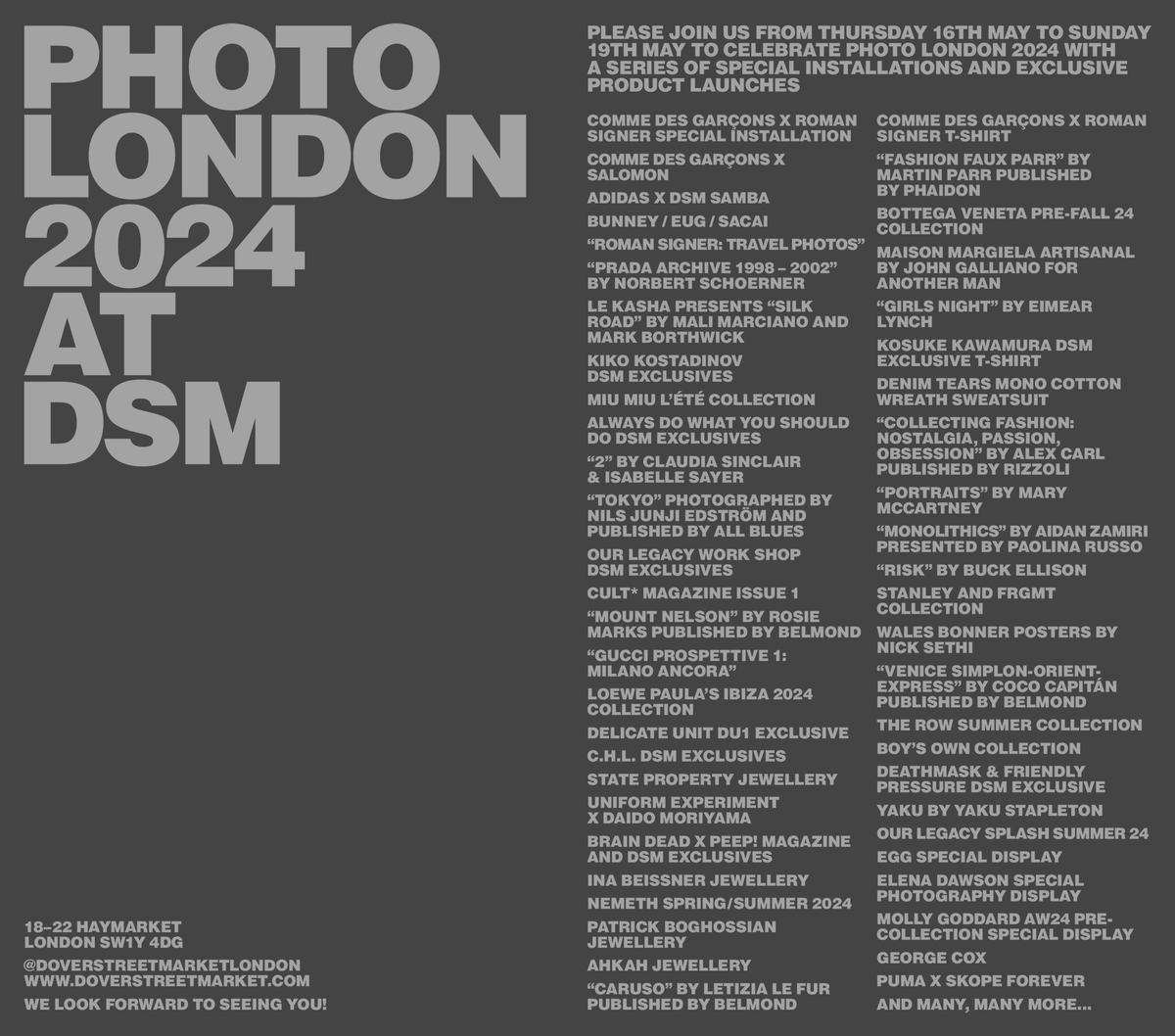 Dover Street Market London | DSM London